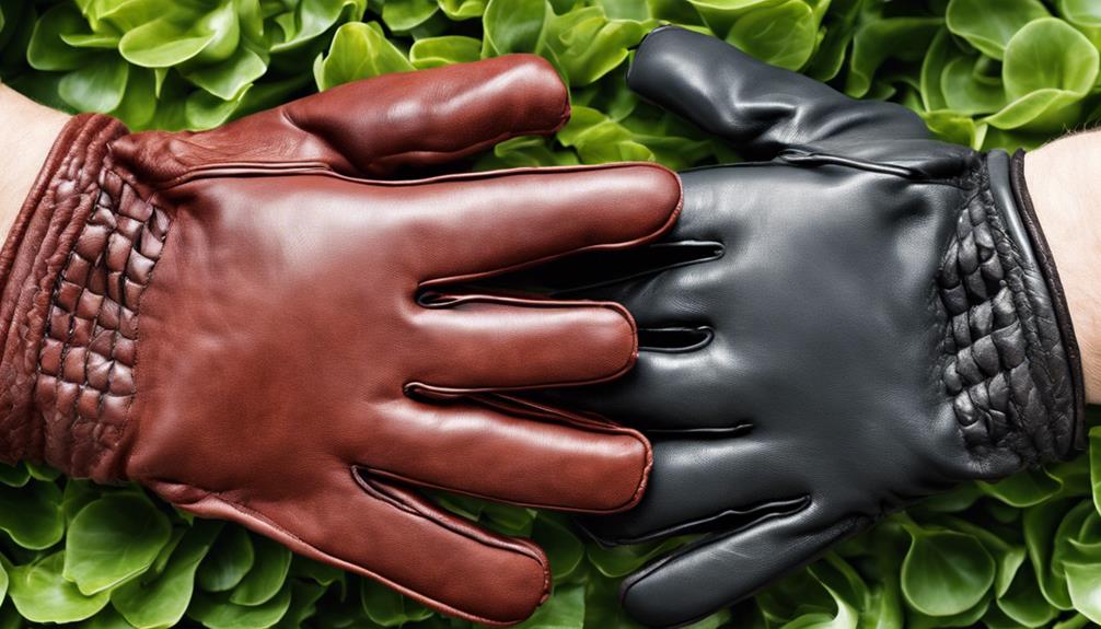 leather versus synthetic materials